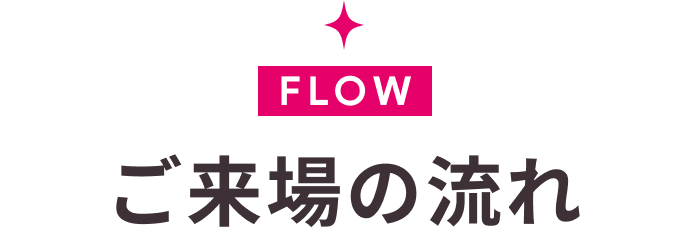 ご来場の流れ